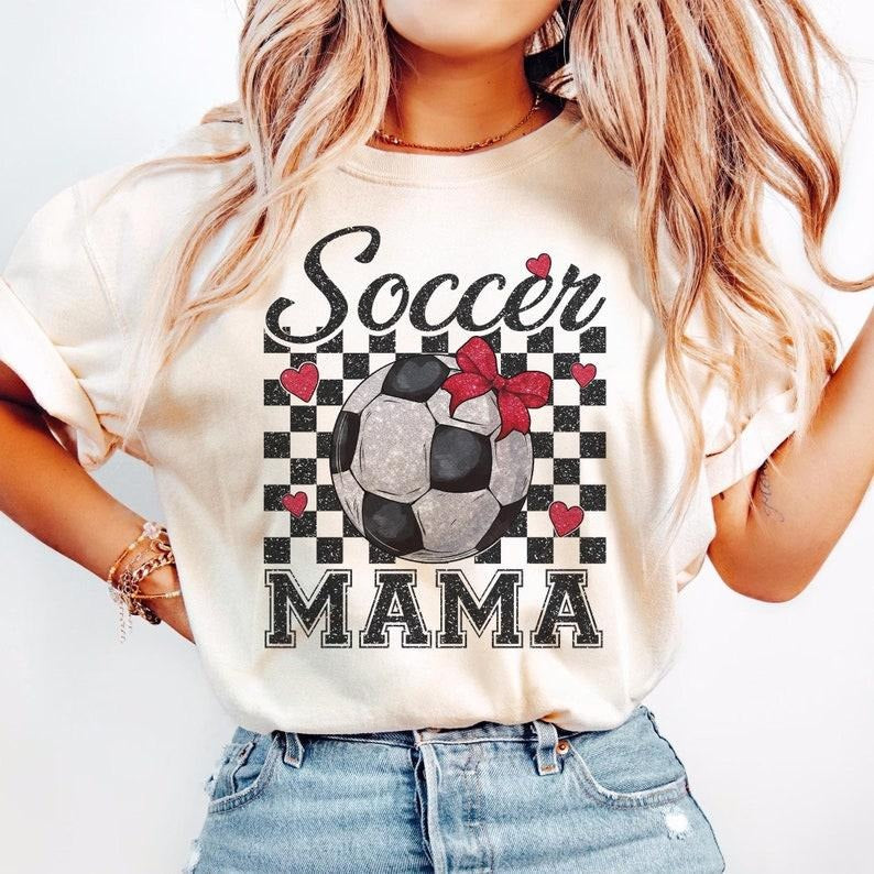 Retro Soccer Mama T-shirt, Sports, Soccer, Soccer Mom Hoodie, Sweatshirt | HypeCrazeTee.com