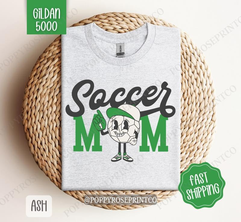 Retro Soccer Mom Shirt Gildan, Soccer Mom Women's Tee, Cute Soccer Mom Women's Tshirt Plus Sizes Hoodie, Sweatshirt
