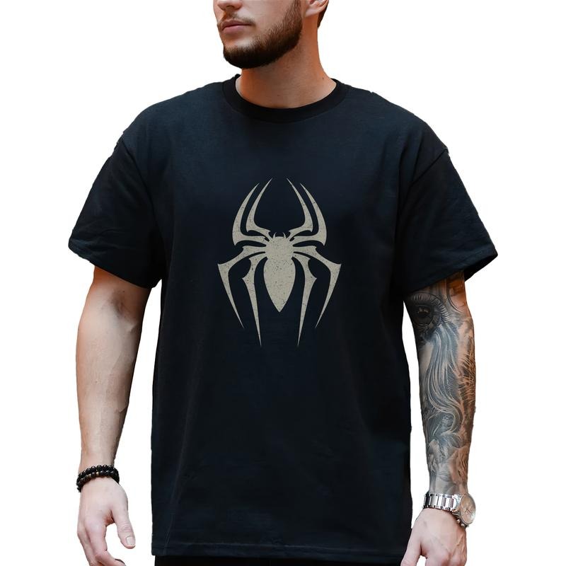 Retro Spider Graphic Shirt, Vintage Spider Shirt, Superhero T-shirt, Casual Gym Workout Training Shirt, Halloween Shirt,...