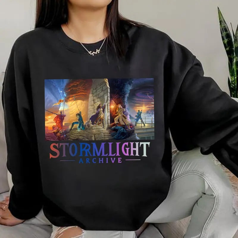 Retro Stormlight Archive Sweatshirt, Fantasy Stormlight Tee Shirt, Vintage Magic Kingdom Shirt, Fantasy Book Shirt, Gift...