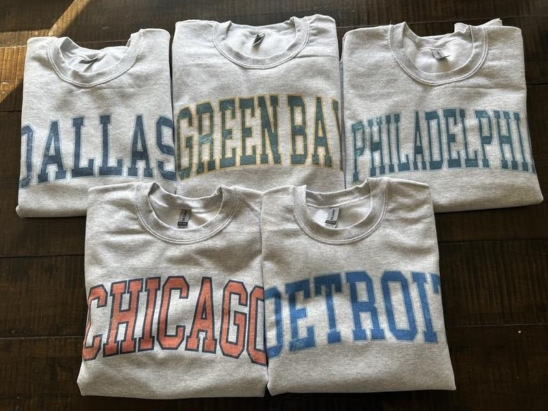 Retro Varsity Style Football Sweatshirt Comfortable Fall Sweatshirt T-Shirts, Hoodie | HypeCrazeTee.com