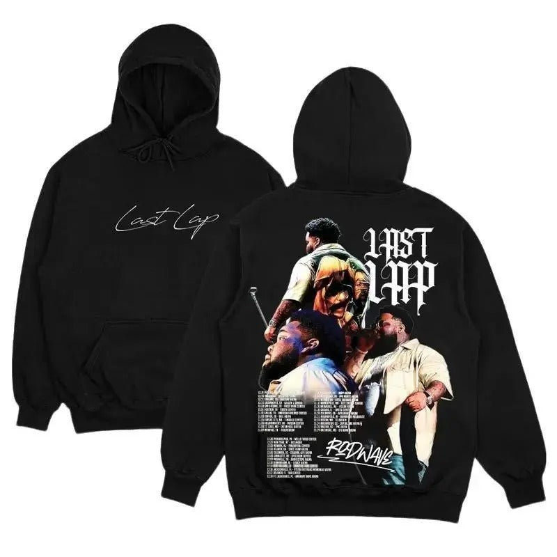 Retro Vintage Rod Wave Shirt Sweatshirt Hoodie, Last Lap Tour Concert Dates Double Printed Cotton Unisex Shirt Rap Shirt...