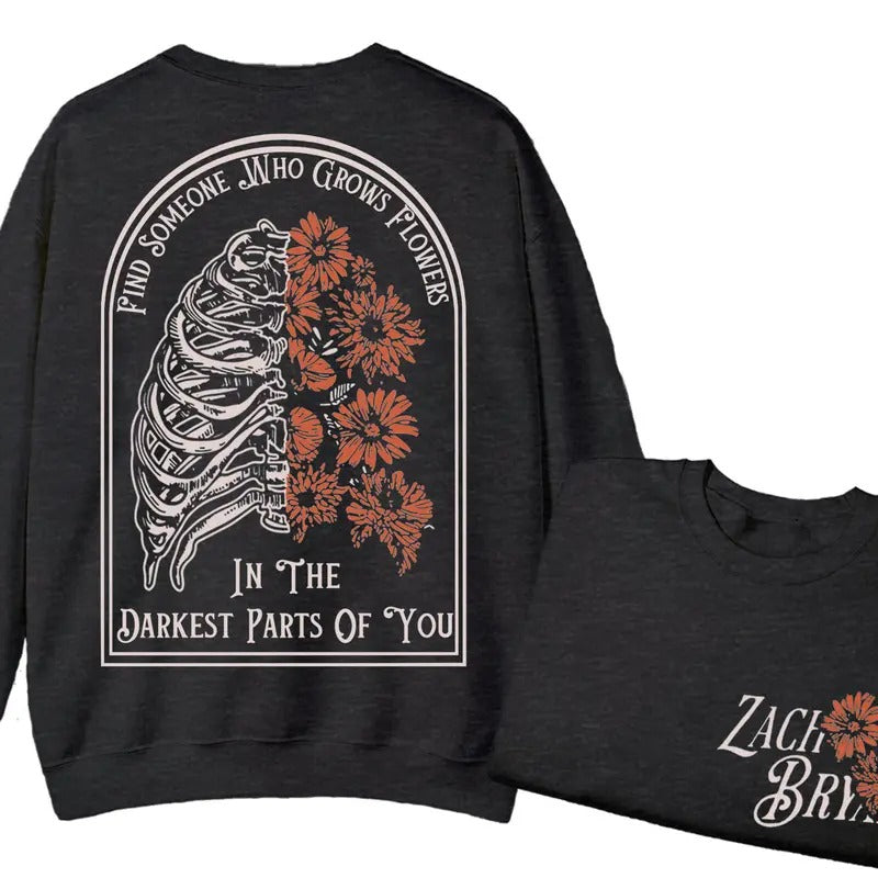Retro Zach Western Music 2 Sides Sweatshirt, Bryan Country Music Tee, Soft Unisex Fit, Music Lover's Gift, Full Sizes,...