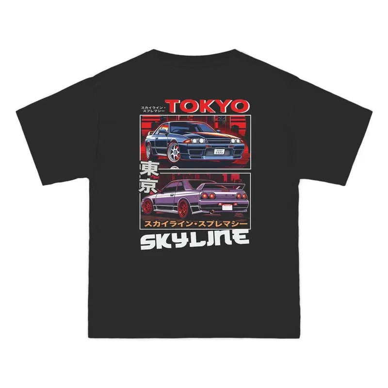Retro shirt, Skyline Japanese 90s Car, Automotive Car Lover Beefy Short-Sleeve T-Shirt Hoodie, Sweatshirt | HypeCrazeTee.com