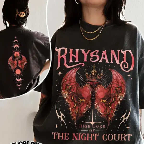Rhysand  T-Shirt | High Lord Of The Night Court T-Shirt | Bat Boys T-Shirt | Acotar T-Shirt | Court Crescent City Hoodie,...