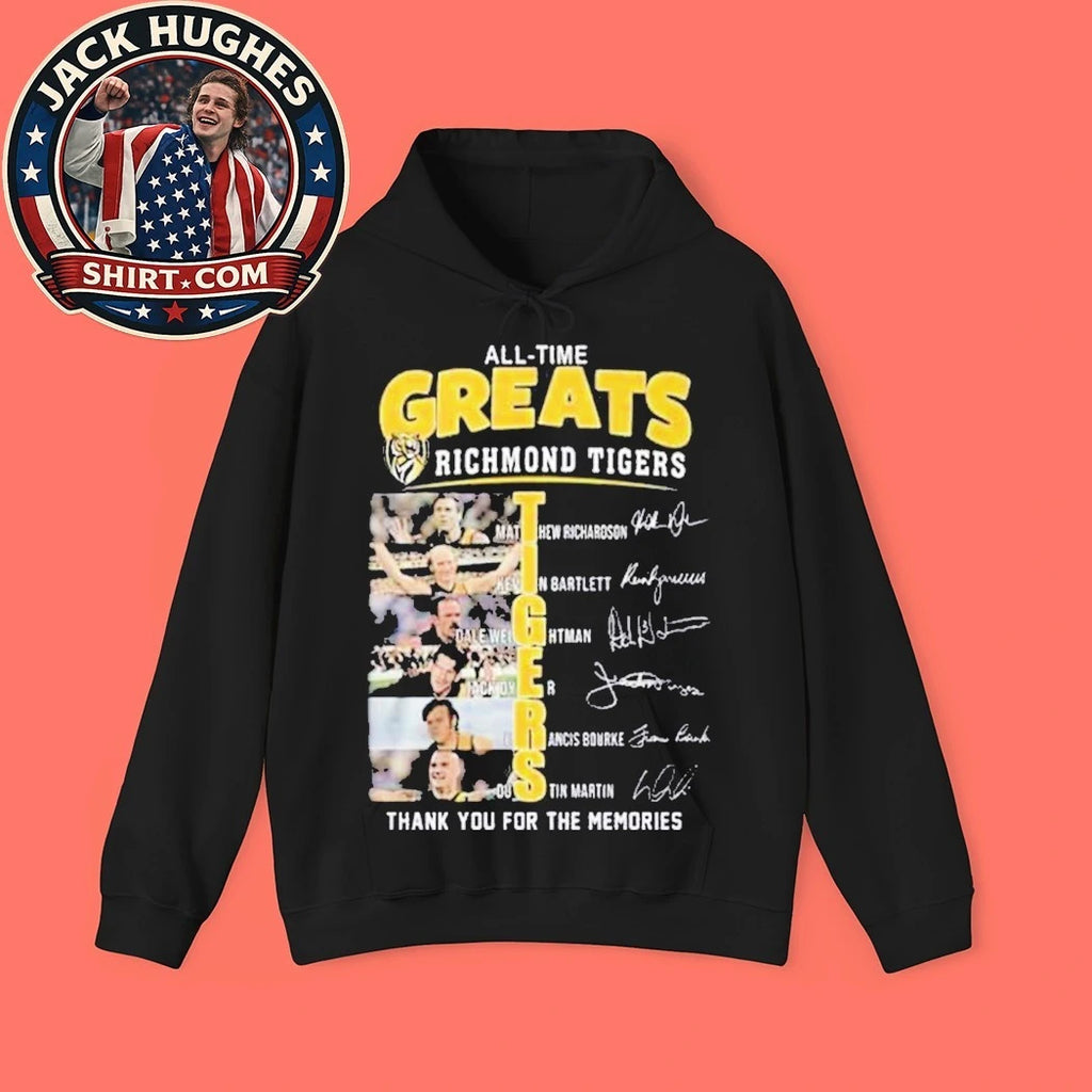 Richmond Tigers Legends Thank You For The Memories T-Shirt
