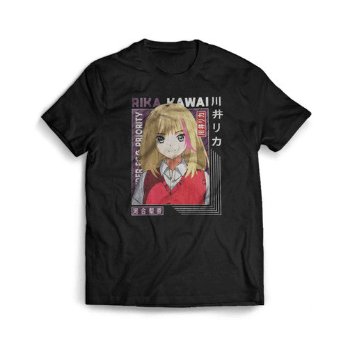 Rika Kawai Anime Mens T-Shirt Tee