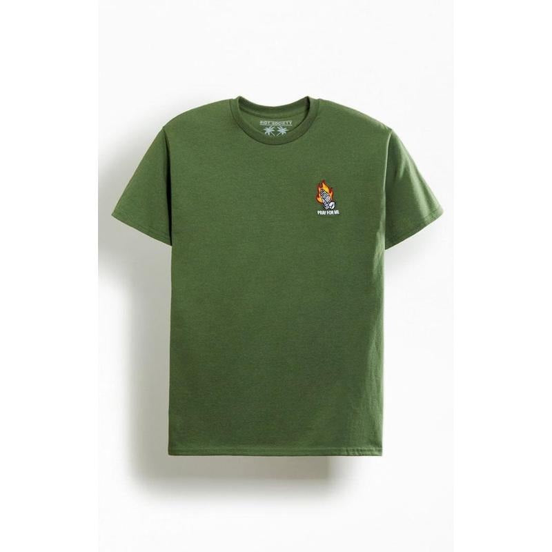 Riot Society Men's Pray For Me T-Shirt - Multicolor Hoodie, Sweatshirt | HypeCrazeTee.com