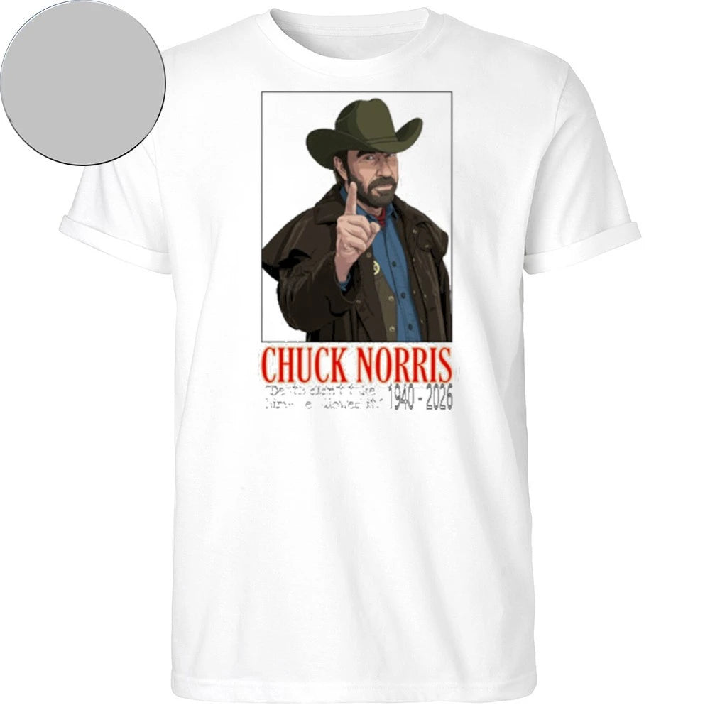 Rip Chuck Norris Death didn’t take him, he allowed it Shirt