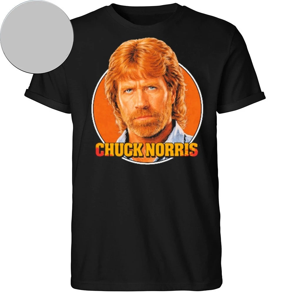 Rip Chuck Norris Portrait Illustration T-Shirt