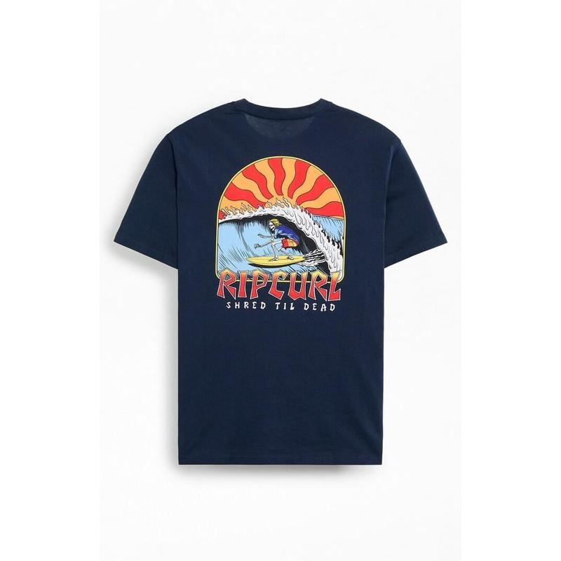 Rip Curl Men's Shred Til T-Shirt - Multicolor Hoodie, Sweatshirt | HypeCrazeTee.com