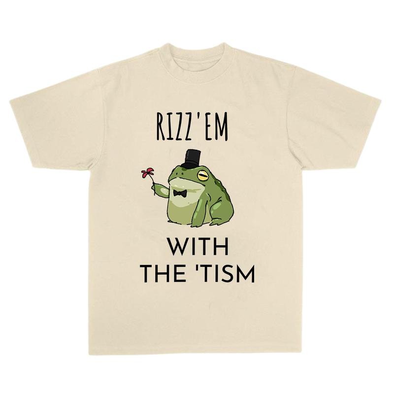 Rizz Em With The Tism T-Shirt, Classic Tee, For Men, For Women Hoodie, Sweatshirt | HypeCrazeTee.com
