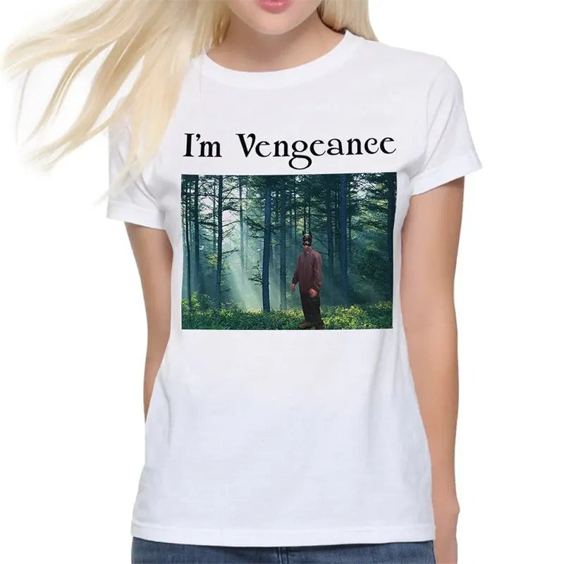 Robert Pattinson I'm Vengeance Funny T Shirt, Cotton Tee, Cotton Tshirt, Graphic Tee, Graphic Tshirt, Cool Tee, Cool...