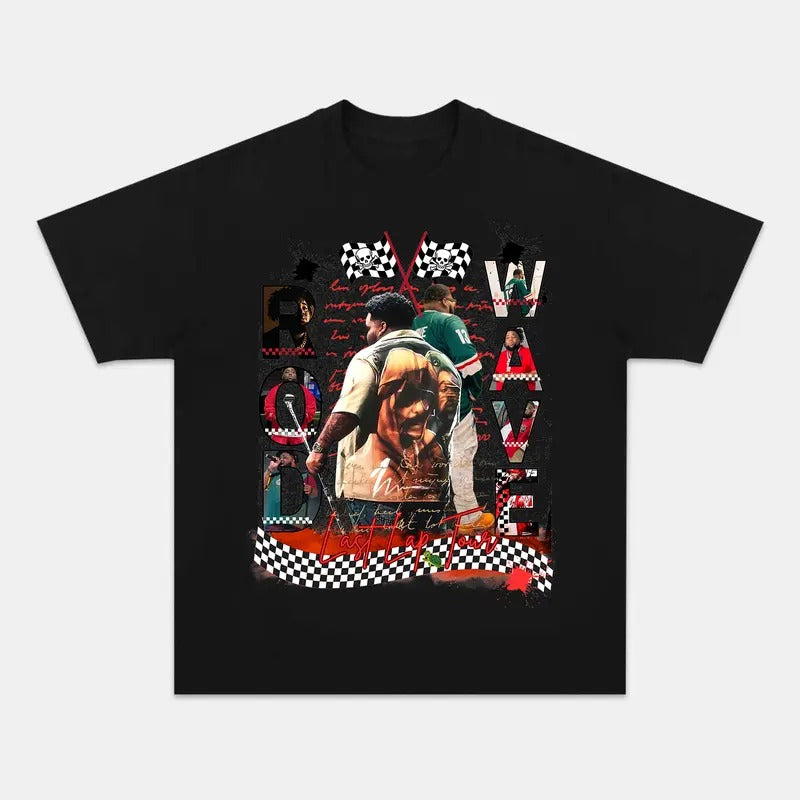 Rod Wave 2024 Last Lap Tour Tee, Hip Hop Graphic Shirt Hoodie, Sweatshirt | HypeCrazeTee.com
