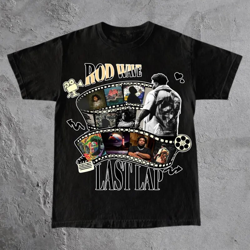 Rod Wave Last Lap Tour 2024 Graphic Tee, Unisex Concert Shirt Hoodie, Sweatshirt | HypeCrazeTee.com