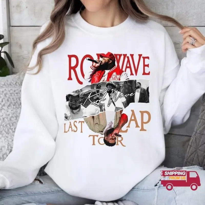 Rod Wave Last Lap Tour Shirt, Rod Rapper Wave Sweatshirt, Last Lap Tour 2024 Shirt, Unisex Short Sleeve Tee Hoodie