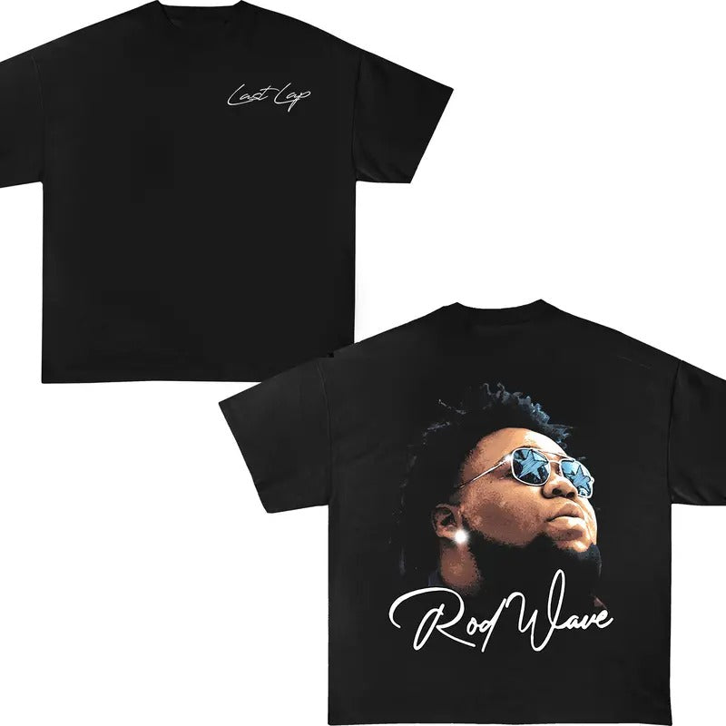 Rod Wave Last Last Lap 2024 Tour Graphic Tee, Big Face Unisex Shirt For Fans Hoodie, Sweatshirt | HypeCrazeTee.com