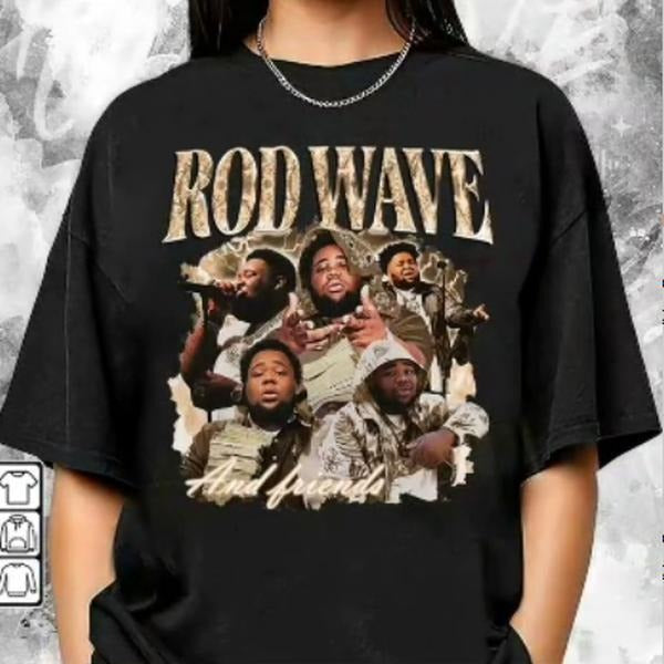 Rod Wave Rap Unisex Shirt Tee, Retro T-Shirt Is Not Real T-shirt Hoodie, Sweatshirt | HypeCrazeTee.com