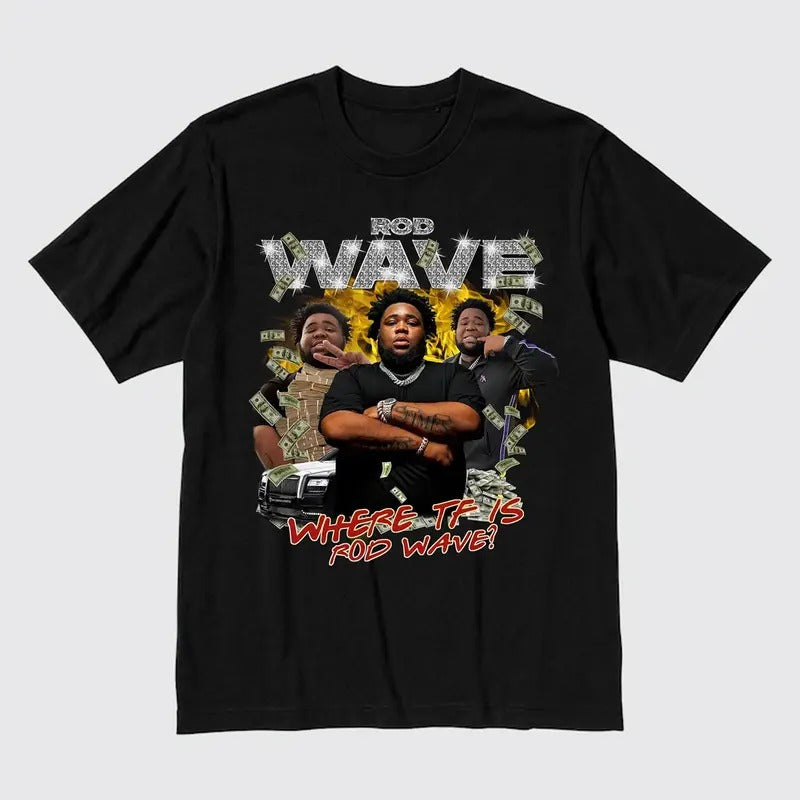 Rod Wave Retro Last Lap Tour 2024 T-Shirt Unisex Graphic Hoodie, Sweatshirt | HypeCrazeTee.com