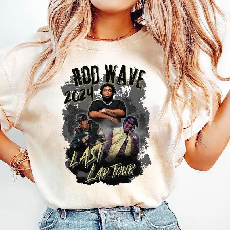 Rod Wave, Rod Wave Shirt, Moneybagg Yo, Last Lap Tour, Concert Shirt, Unisex Short Sleeve Tee Hoodie, Sweatshirt