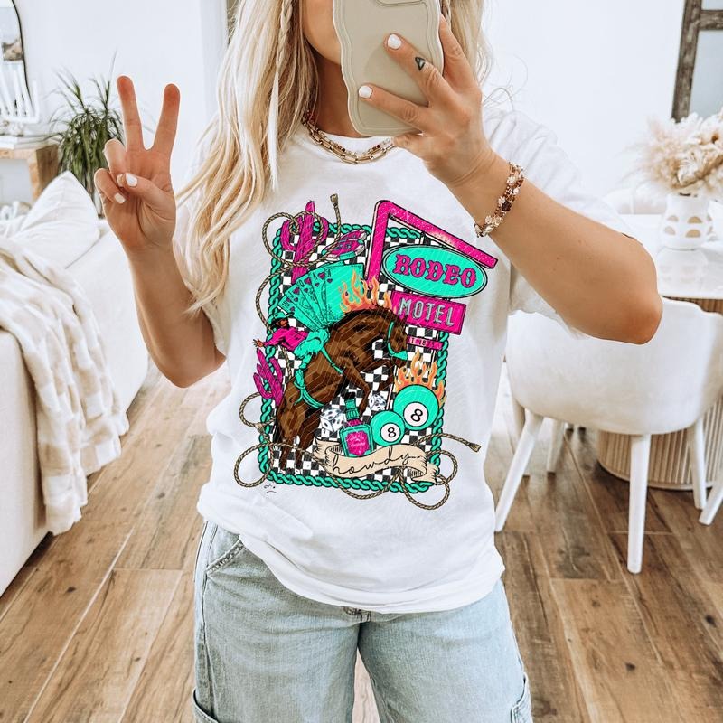 Rodeo Motel DTF Transfers - THIS IS NOT A SHIRT Hoodie, Sweatshirt | HypeCrazeTee.com