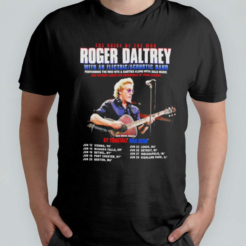 Roger Daltrey The Voice Of The Who Tour 2024 Shirt