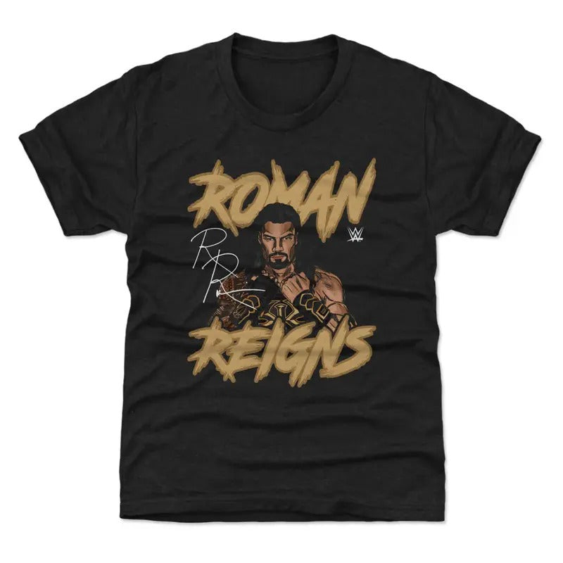 Roman Reigns Comic Shirt Joe AnoaʻI SmackDown Cotton S 5XL Professional Wrestler Fan Crew Neck T-Shirts, Hoodie, Sweatshirt