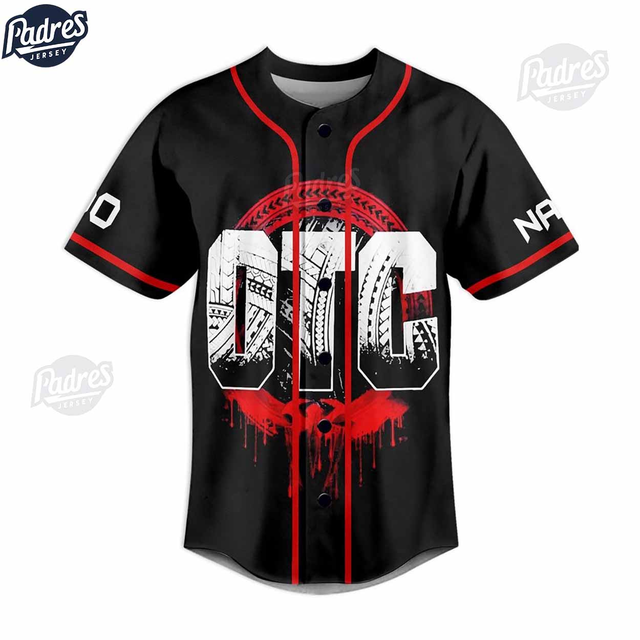 Roman Reigns OTC Original Tribal Chief Custom Baseball Jersey - Padres Jersey Oasis: Elevate Your Baseball Style Game