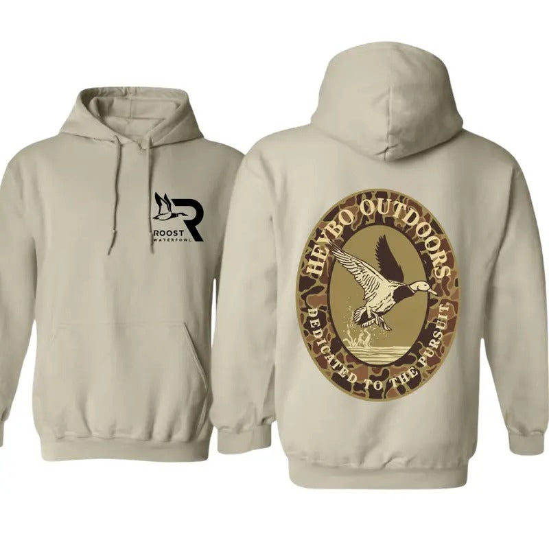 Roost Waterfowl Hoodie - Unisex Classic Fit Sweatshirt for Outdoor Enthusiasts and Hunting Fans - Sweatshirts, Menswear...