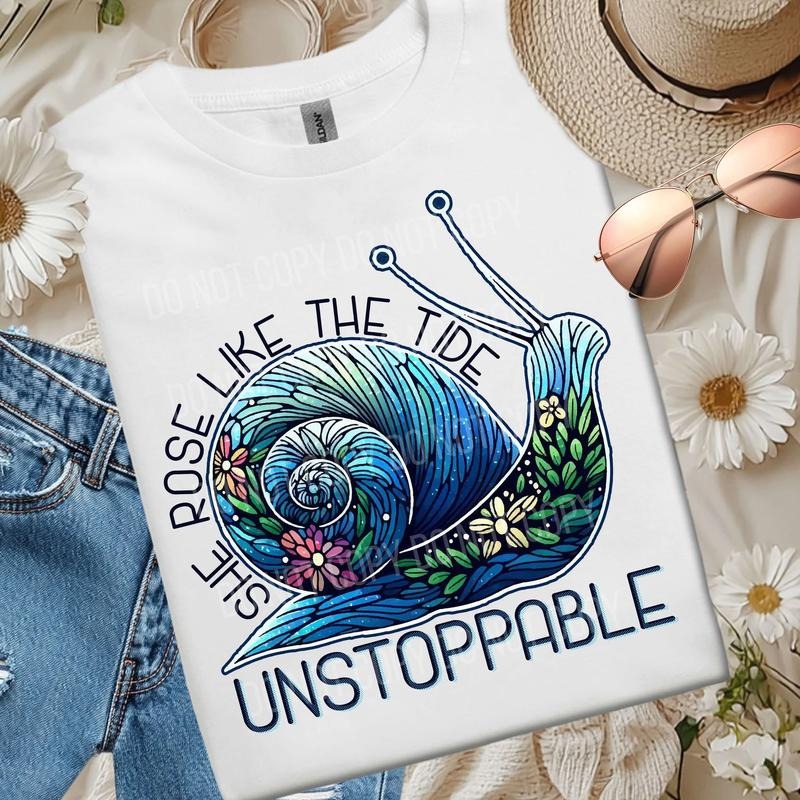 Rose Like the Tide Snail DTF Transfers - THIS IS NOT A SHIRT Hoodie, Sweatshirt | HypeCrazeTee.com