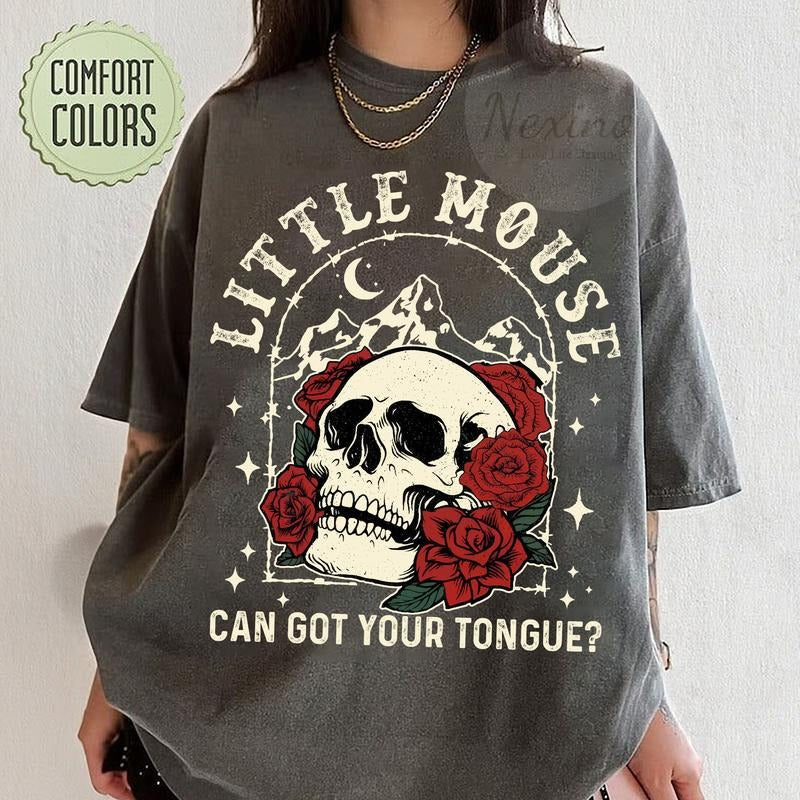 Run Little Mouse Shirt, Haunting Adeline T-Shirt, Dark Romance Merch, Smut Reader Tee, Women's Book Lover Gift, Rose...
