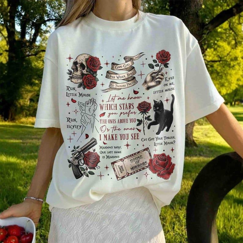 Run Little Mouse Sweatshirt, Haunting Adeline Shirt, Dark Romance Book Merch, Spicy Book Shirt, Smut Reader Gift, Cat And...