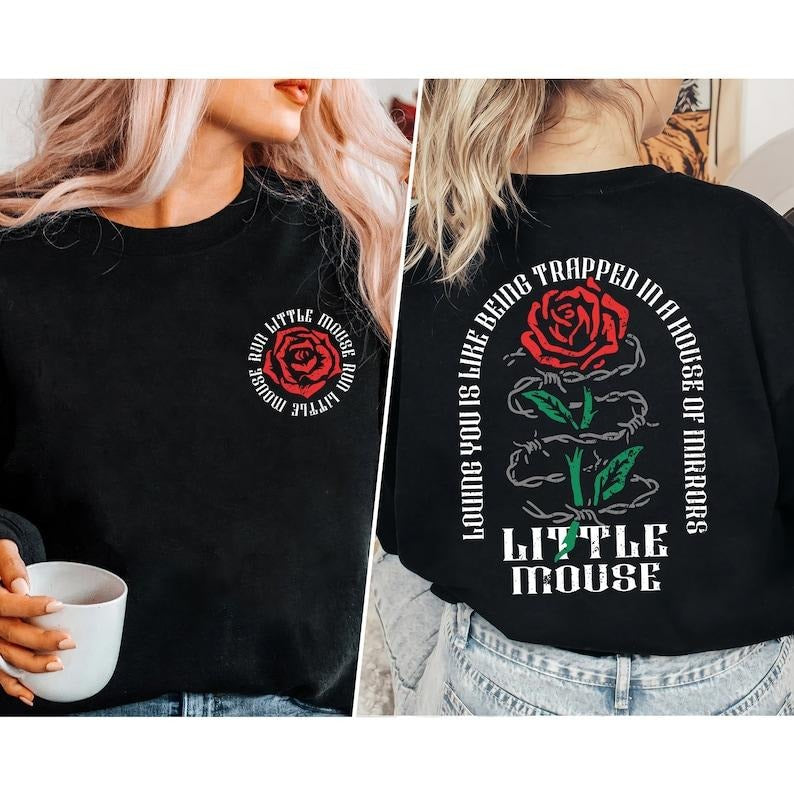 Run Little Mouse Sweatshirt, Haunting Adeline Sweatshirt, Zade Shirt, Dark Romance Merch, Smut Reader, Smutty Book Shirt,...