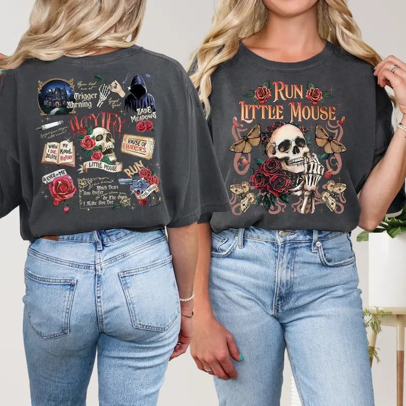 Run Little Mouse T-Shirt, Haunting Adeline Sweatshirt, Zade Meadows Hoodie, Cat And Mouse Duet Merch, Dark Romance Tee,...