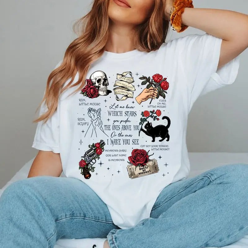 Run Little Mouse Unisex T-Shirt, Haunting Adeline Sweatshirt, Dark Romance Book Merch, Spicy Book Shirt, Smut Reader...