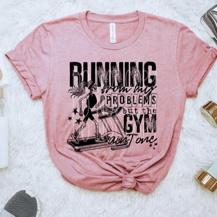 Running From My Problems DTF Transfers - THIS IS NOT A SHIRT Hoodie, Sweatshirt | HypeCrazeTee.com