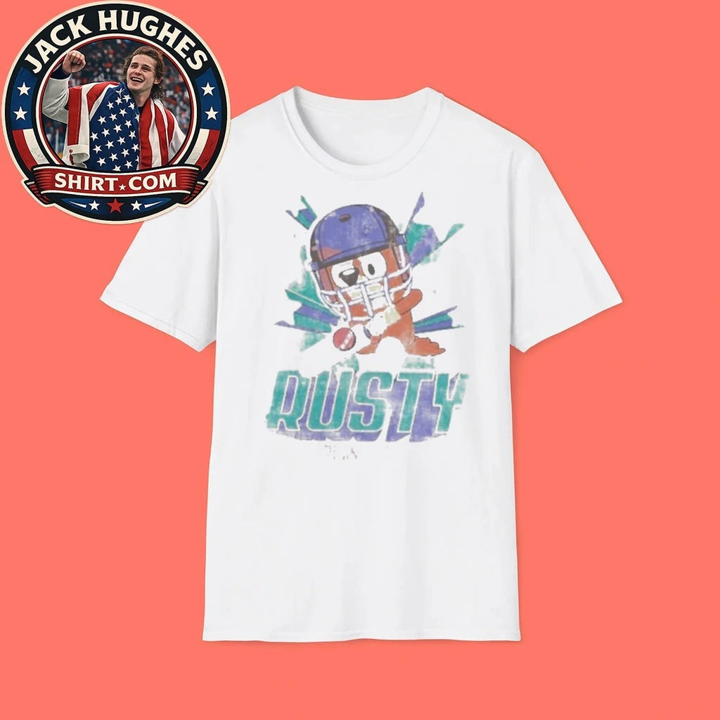Rusty Rising Star Cricket Mascot Father Day Gift Shirt