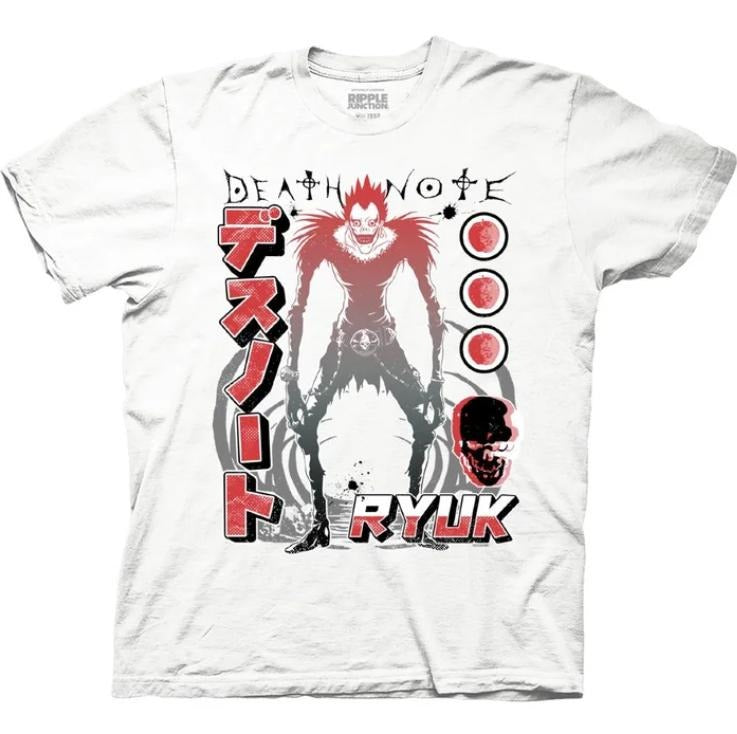 Ryuk Full Image With Kanji T-Shirt, Death Note Shirt, Manga Anime Tshirt, Anime Clothing, Vintage Graphic Tees, Unisex...