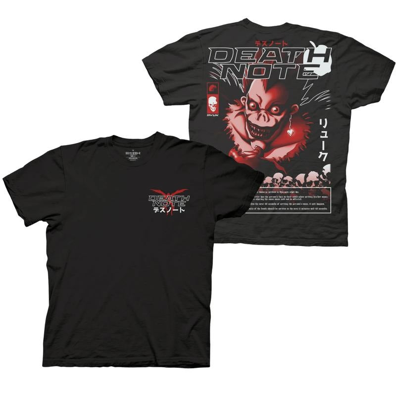 Ryuk Skulls Vintage Graphic Tee, Ryuk Tee, Death Note Shirt, Manga Anime Shirt, Unisex T-Shirt, Anime Clothing, Top...