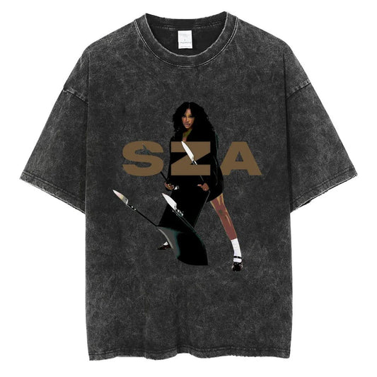 SZA Vintage T-shirt Style001