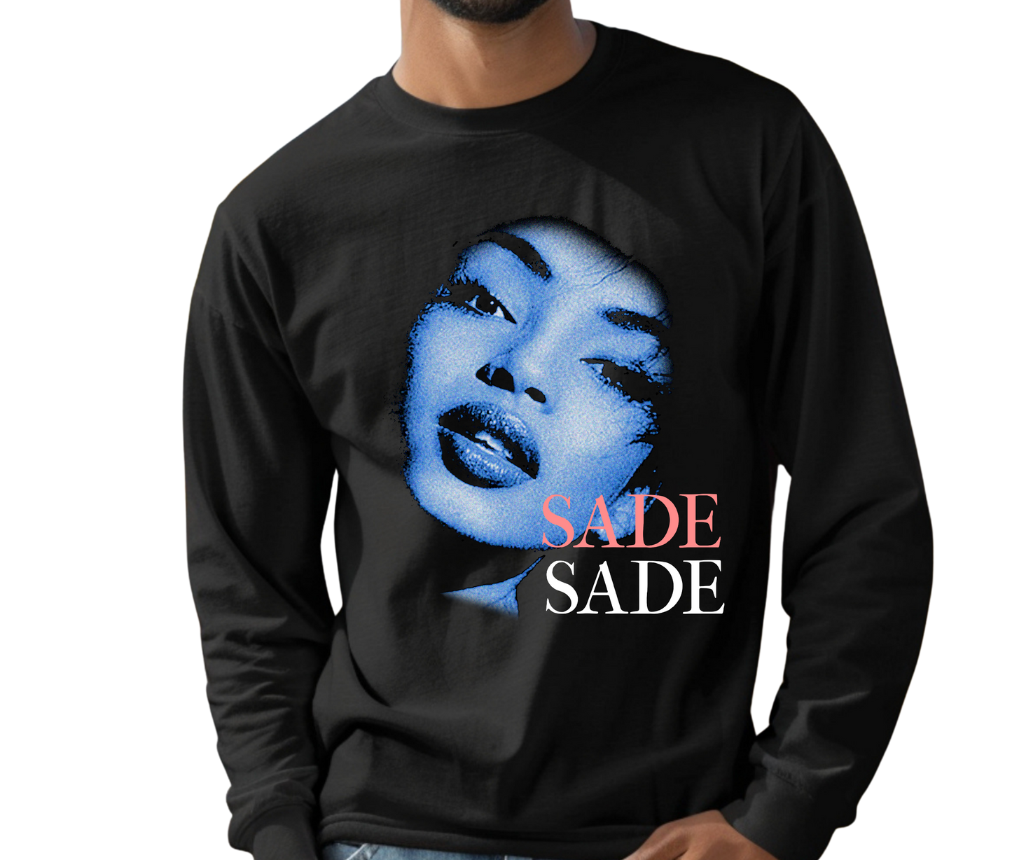 Sade Adu Vintage 90s Long Sleeve T-Shirt – Retro R&B Streetwear Shirt, Iconic Music Artist Tee