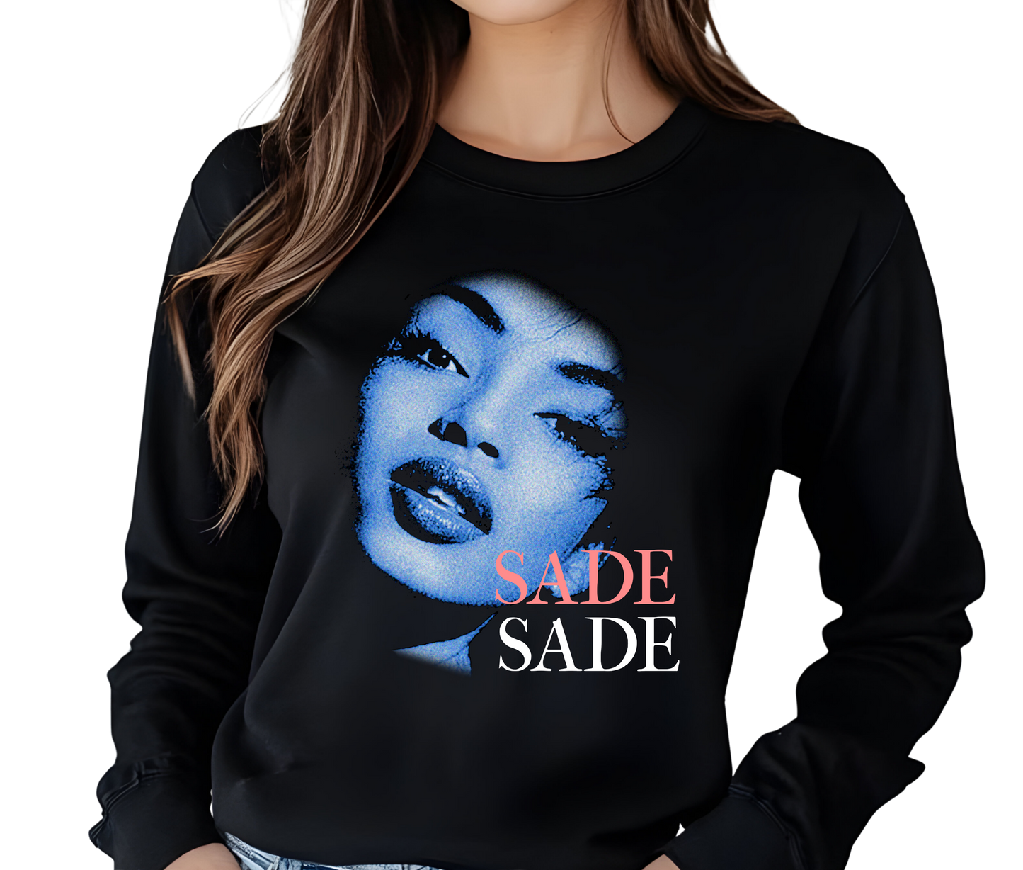 Sade Adu Vintage 90s Long Sleeve T-Shirt – Retro R&B Streetwear Shirt, Iconic Music Artist Tee