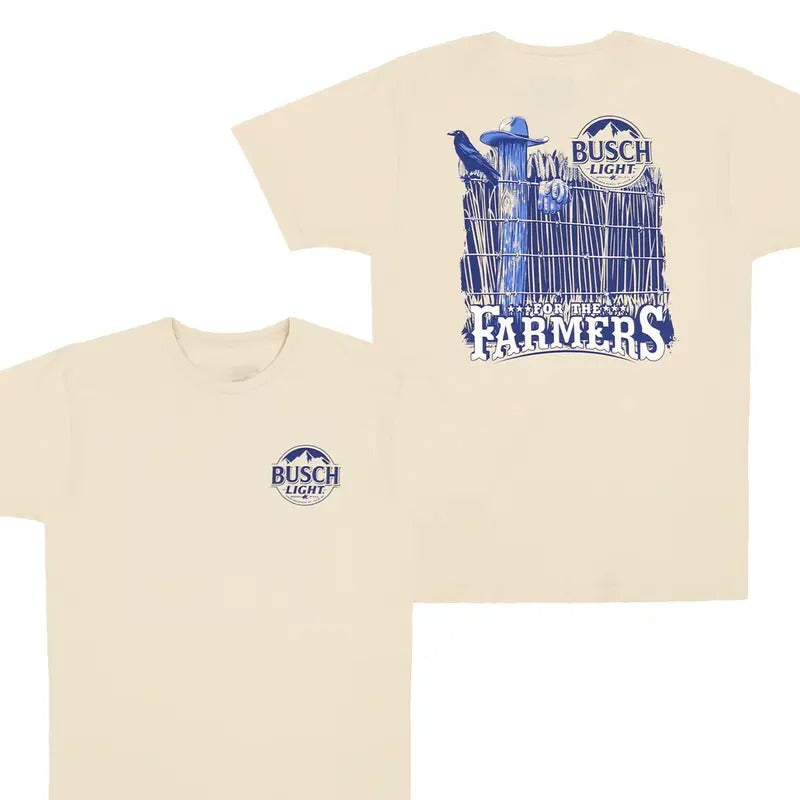 Busch Light 'For The Farmers' T-Shirt, Vinttage Busch Light Beer Shirt for Father's Day, Mother's Day Hoodie, Sweatshirt