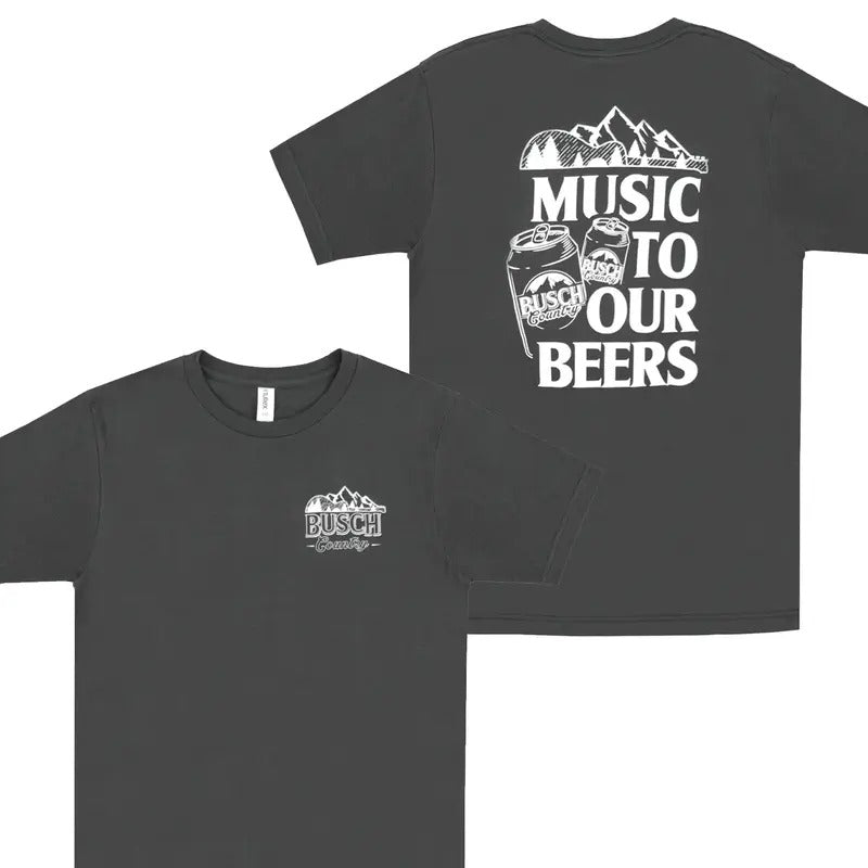 Busch Light Music To Our Beers T-Shirt, Vintage Busch Light Country T-shirt, Gift for Dad & Mom Hoodie, Sweatshirt