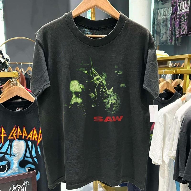 SAW 2004 RARE WASHED BLACK TSHIRT Hoodie, Sweatshirt | HypeCrazeTee.com