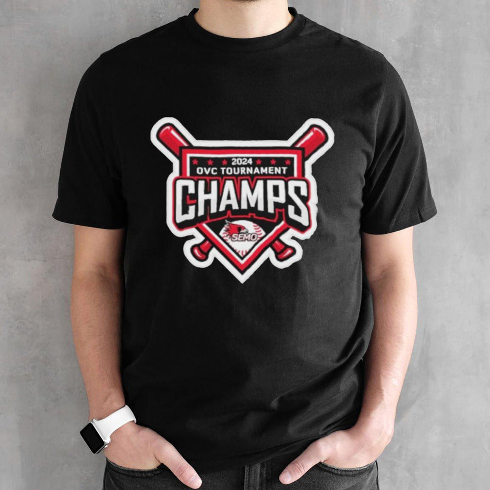 SEMO Redhawks 2024 Baseball OVC Tournament Champions shirt