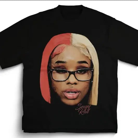 SEXYYY RED Big Face Hip Hop Music T-Shirt Hoodie, Sweatshirt | HypeCrazeTee.com