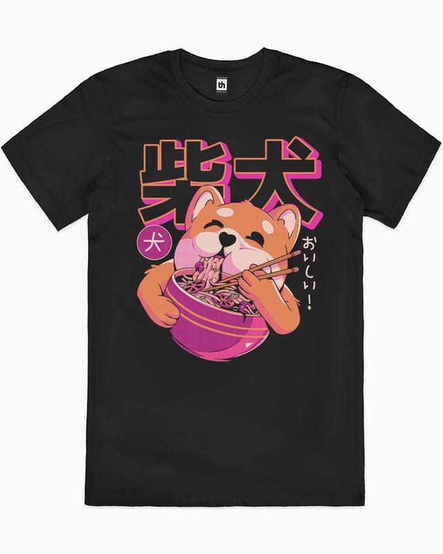 SHIBA NOODLES T-SHIRT, Men Summer Fashion Cotton, Cotton Menswear, S to 3XL Soft Top Hoodie, Sweatshirt | HypeCrazeTee.com