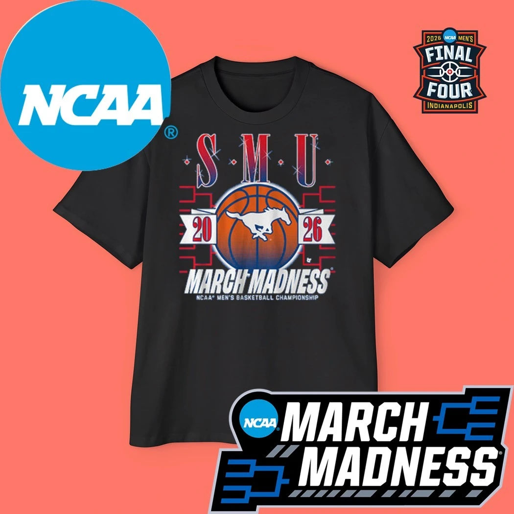 SMU Mustangs MBB 2026 NCAA Women’s Basketball Championship March Madness Logo Shirt