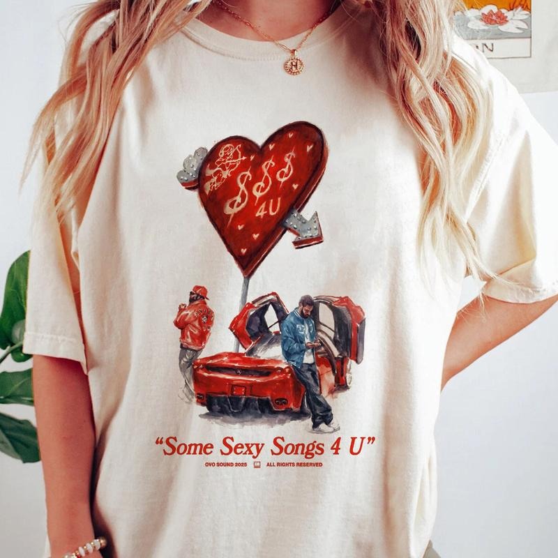 SSS4U T-shirt Some Sexy Songs For You Sweatshirt $$4U Hoodie Partynextdoor ft Drake Gift For Fans Men Women